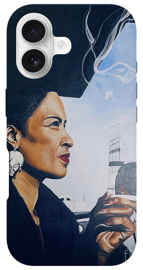 Billie Holiday-Smoking 1 - Phone Case