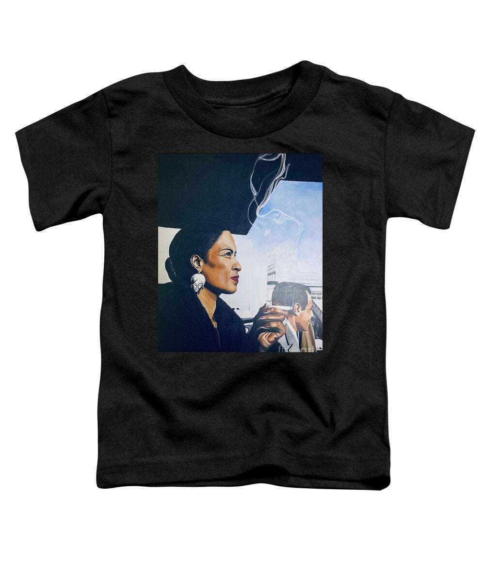 Billie Holiday-Smoking 1 - Toddler T-Shirt