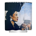 Billie Holiday-Smoking 1 - Shower Curtain