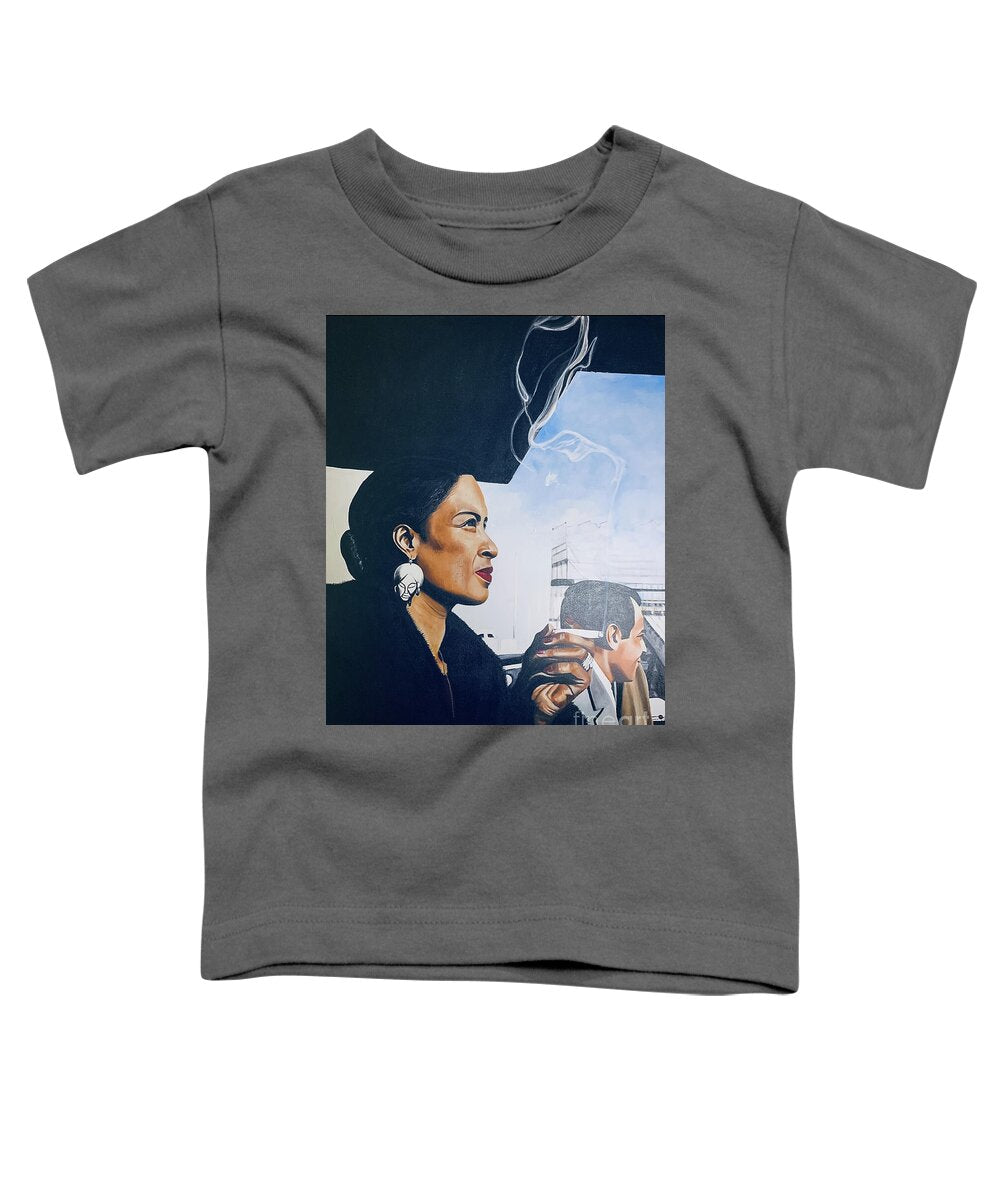 Billie Holiday-Smoking 1 - Toddler T-Shirt