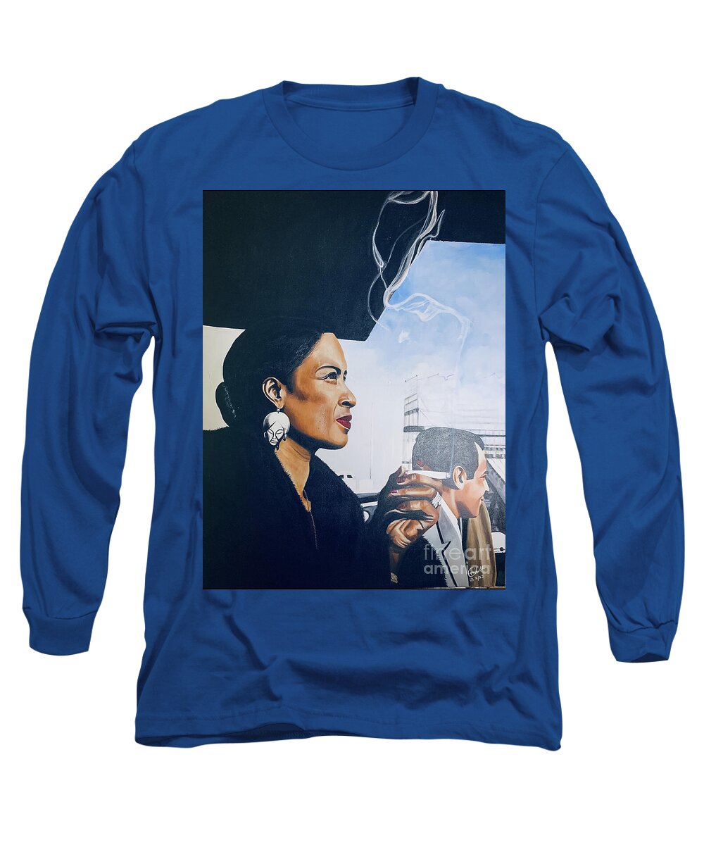 Billie Holiday-Smoking 1 - Long Sleeve T-Shirt