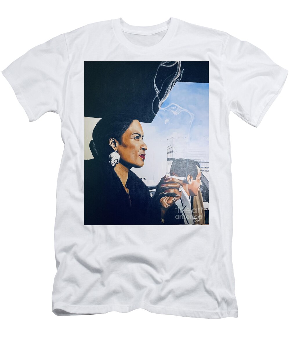 Billie Holiday-Smoking 1 - T-Shirt