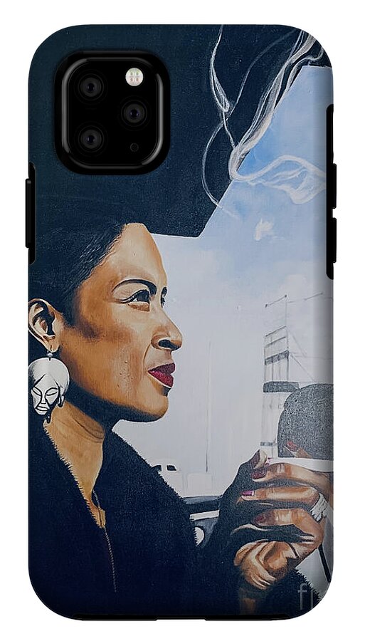 Billie Holiday-Smoking 1 - Phone Case