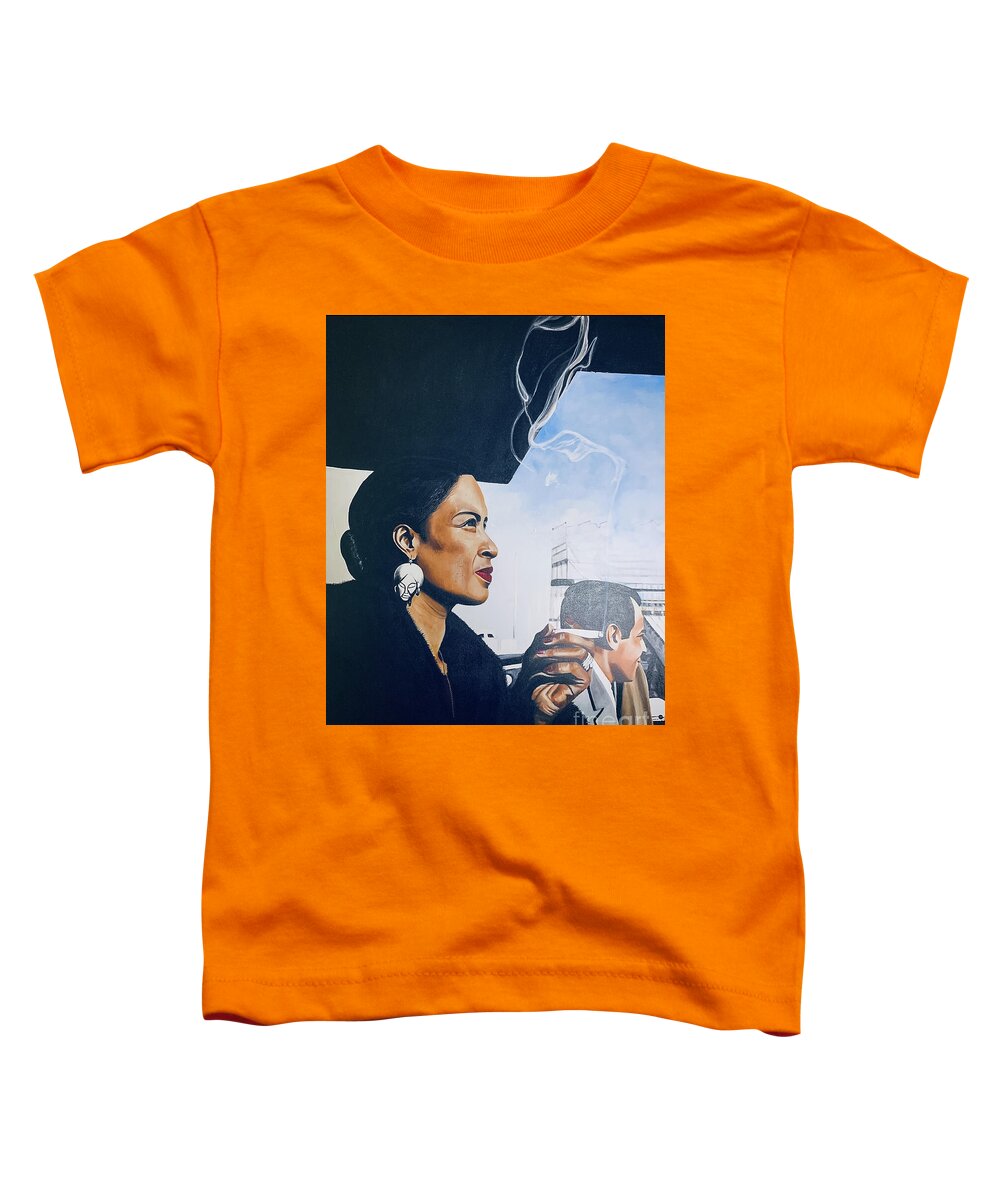 Billie Holiday-Smoking 1 - Toddler T-Shirt