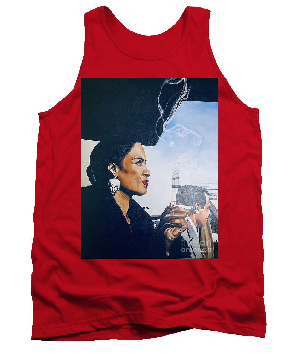 Billie Holiday-Smoking 1 - Tank Top