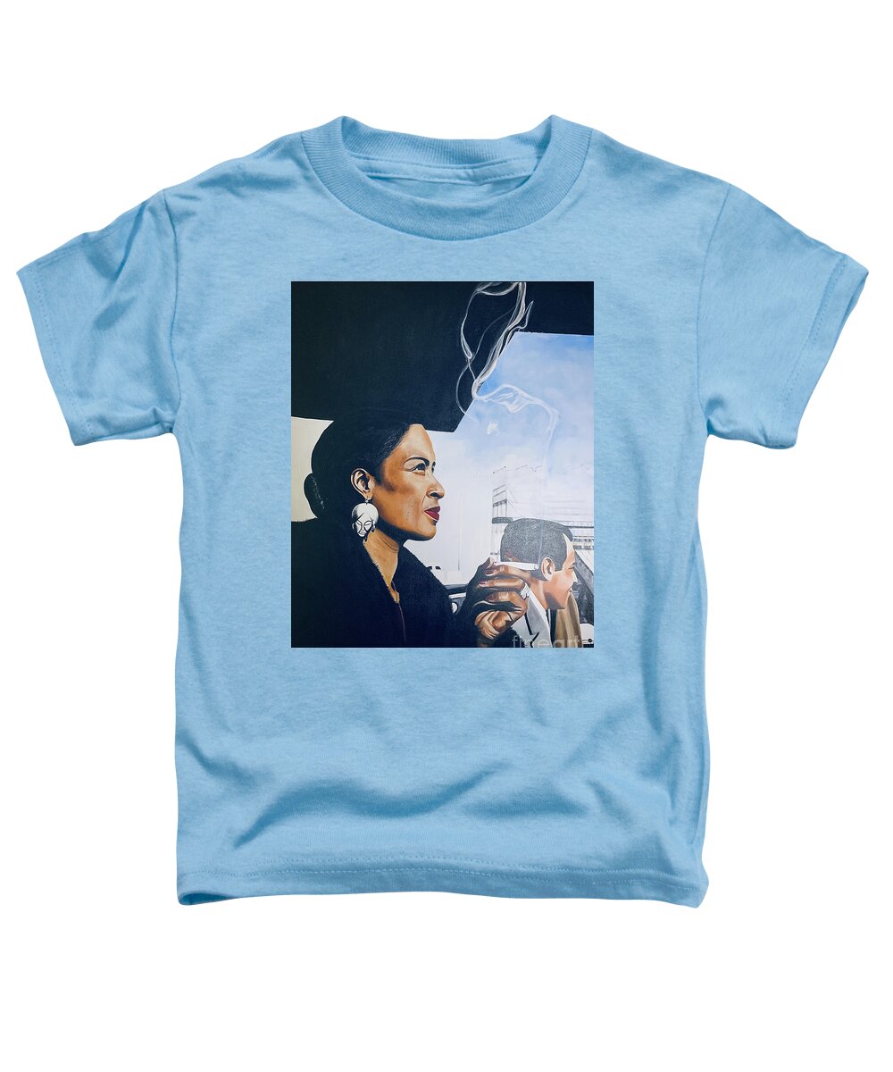 Billie Holiday-Smoking 1 - Toddler T-Shirt