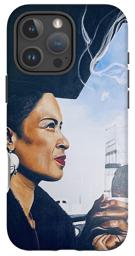 Billie Holiday-Smoking 1 - Phone Case