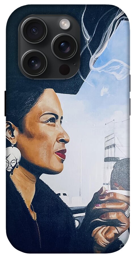 Billie Holiday-Smoking 1 - Phone Case