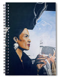 Billie Holiday-Smoking 1 - Spiral Notebook