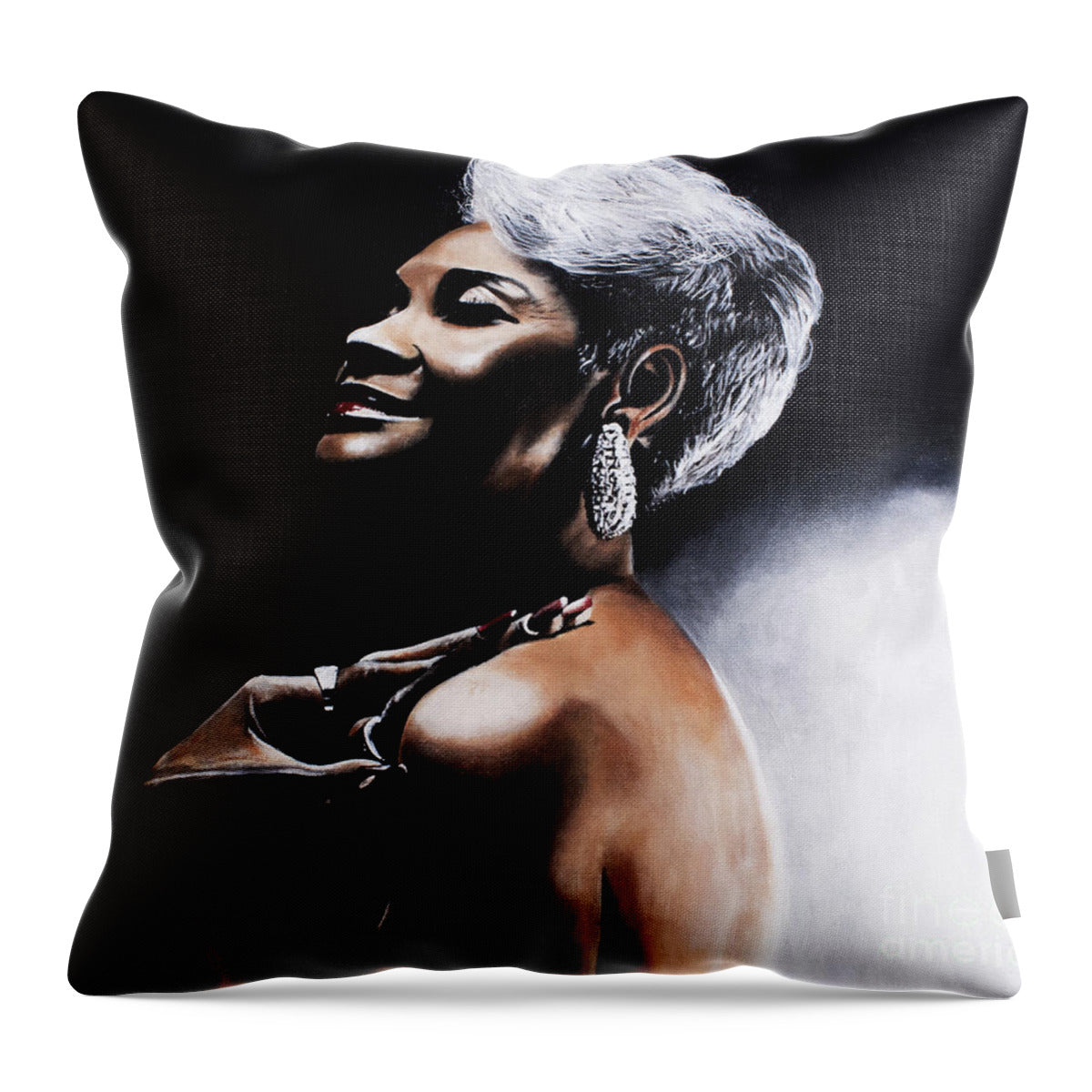 Nancy Wilson 2 - Throw Pillow