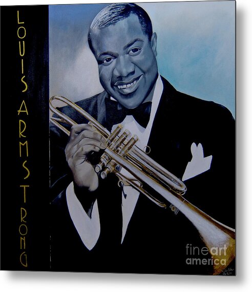 Louis Armstrong - Metal Print