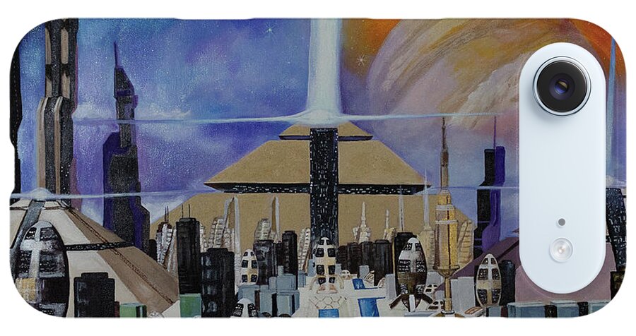 A Futuristic City - Phone Case