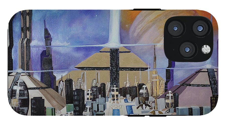 A Futuristic City - Phone Case