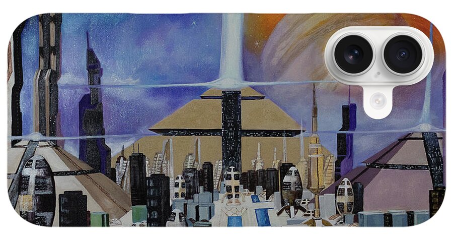 A Futuristic City - Phone Case