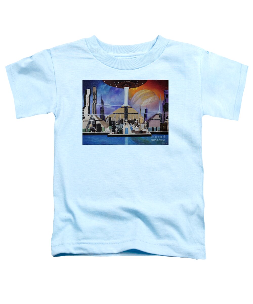 A Futuristic City - Toddler T-Shirt