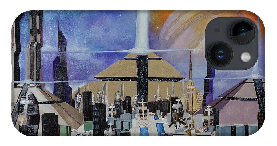 A Futuristic City - Phone Case