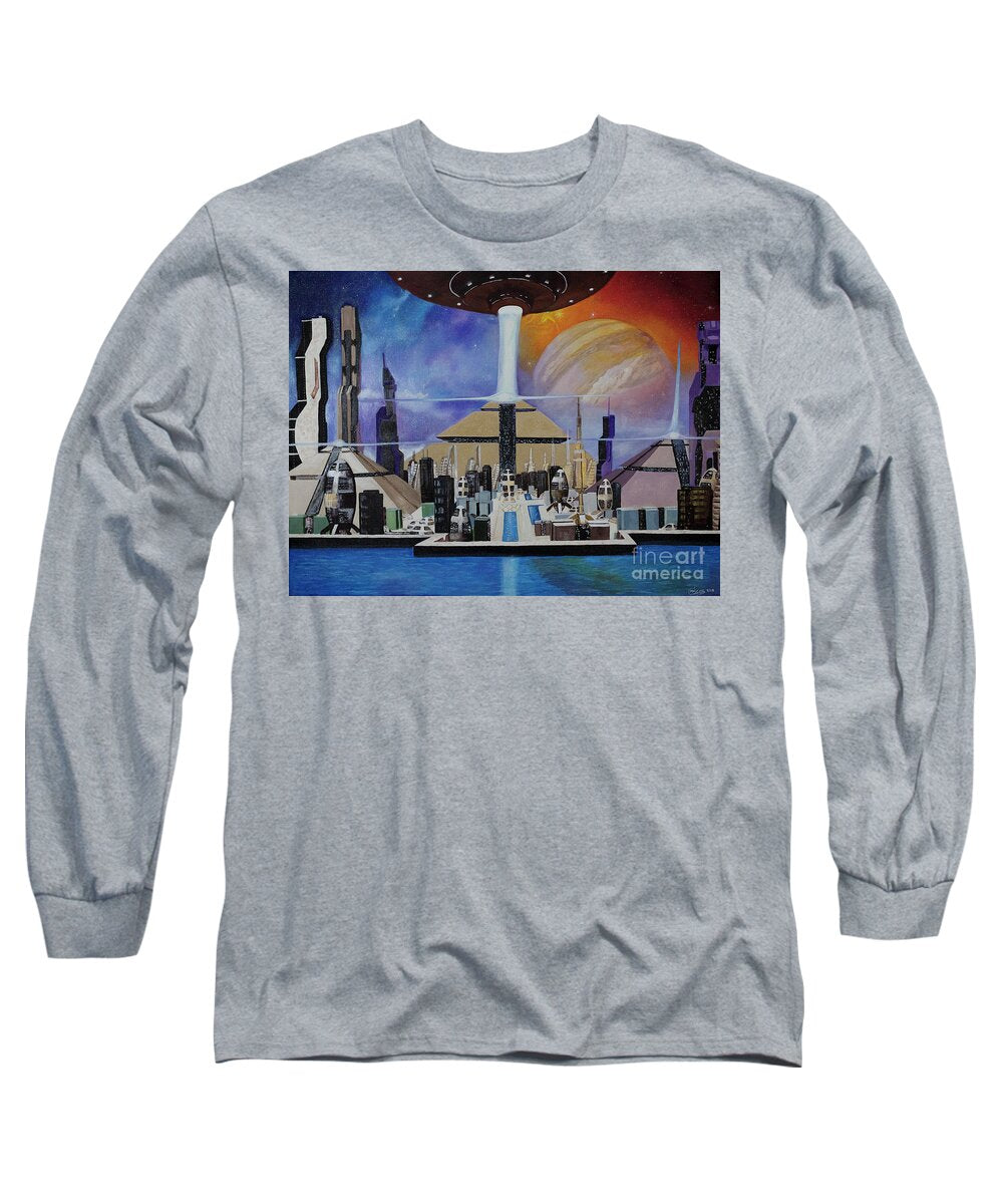 A Futuristic City - Long Sleeve T-Shirt