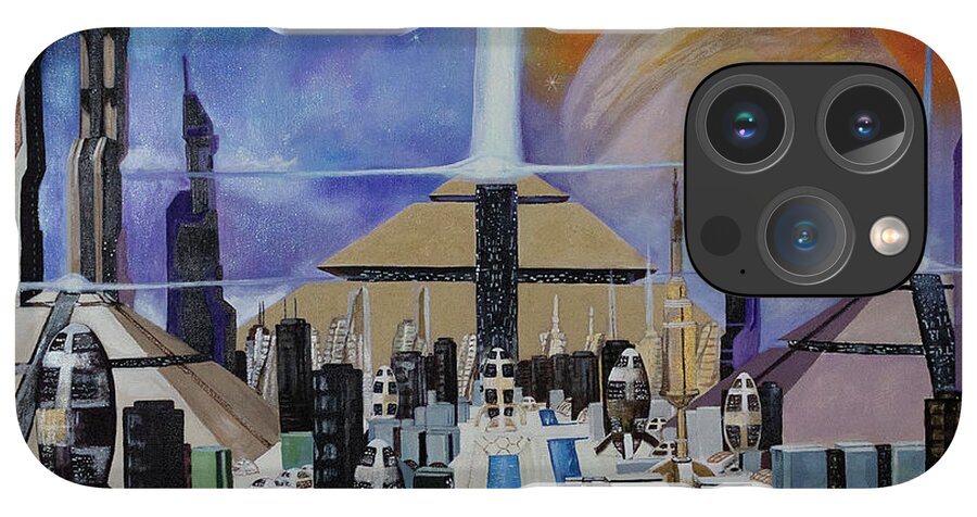 A Futuristic City - Phone Case
