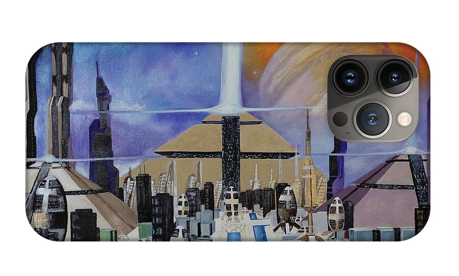 A Futuristic City - Phone Case