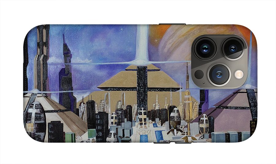 A Futuristic City - Phone Case