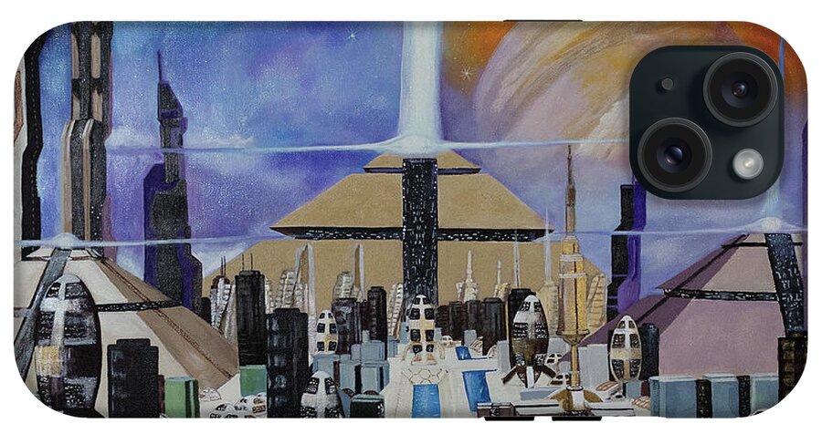 A Futuristic City - Phone Case
