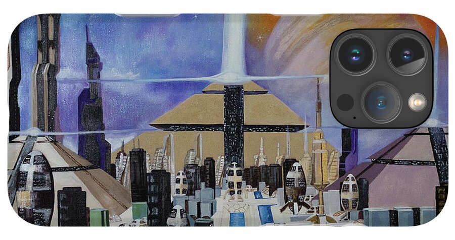 A Futuristic City - Phone Case