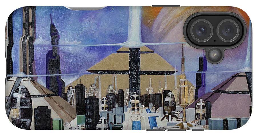 A Futuristic City - Phone Case