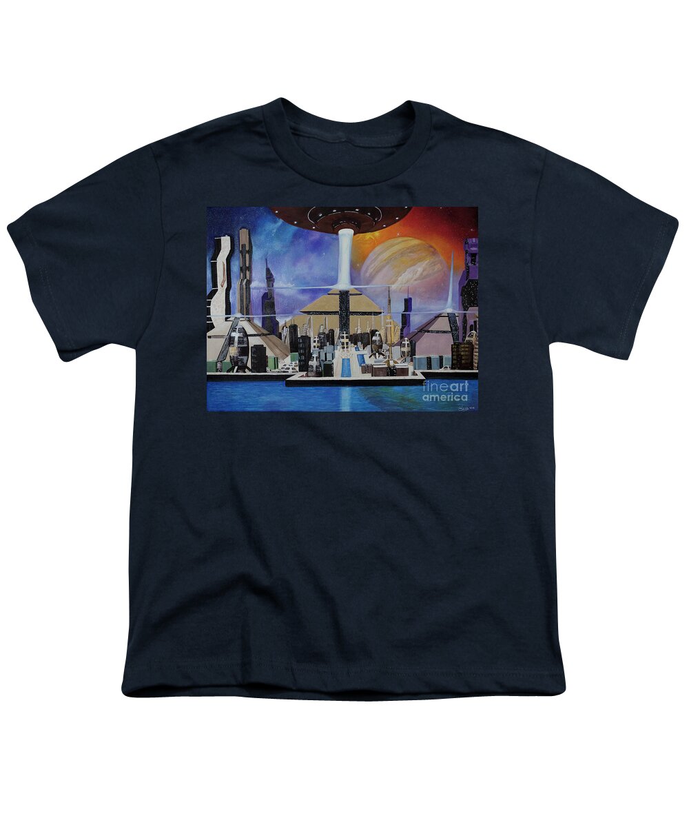 A Futuristic City - Youth T-Shirt