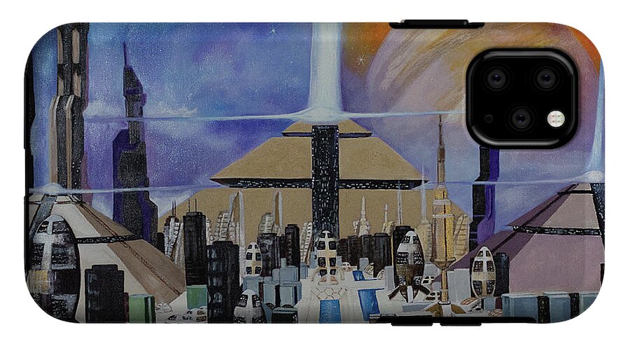 A Futuristic City - Phone Case