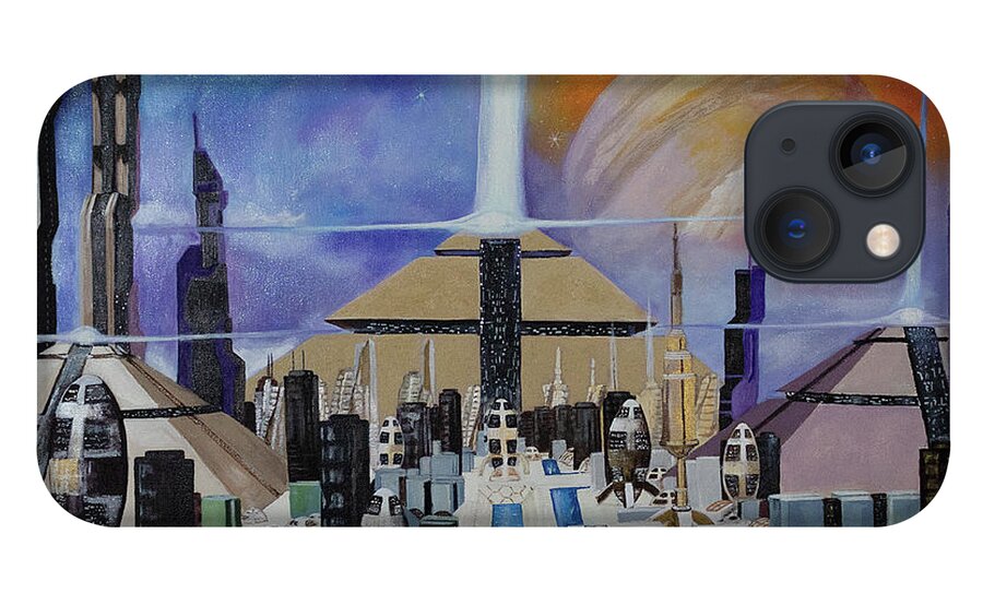 A Futuristic City - Phone Case