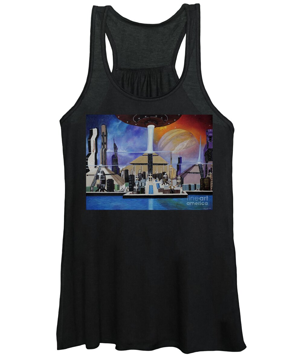 A Futuristic City - Women's Tank Top