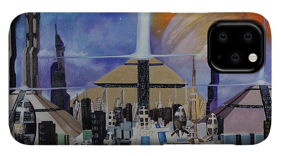 A Futuristic City - Phone Case