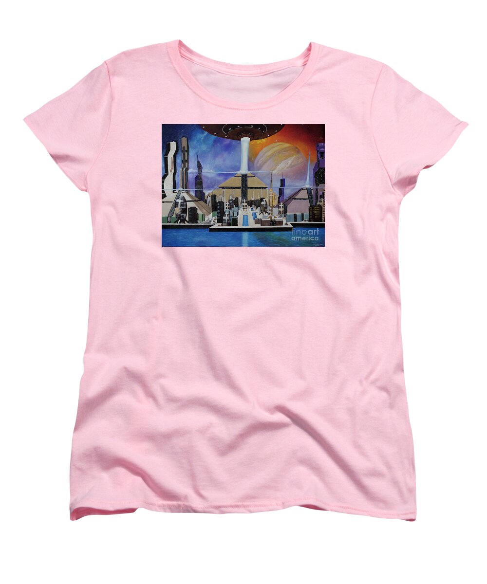 A Futuristic City - Women's T-Shirt (Standard Fit)