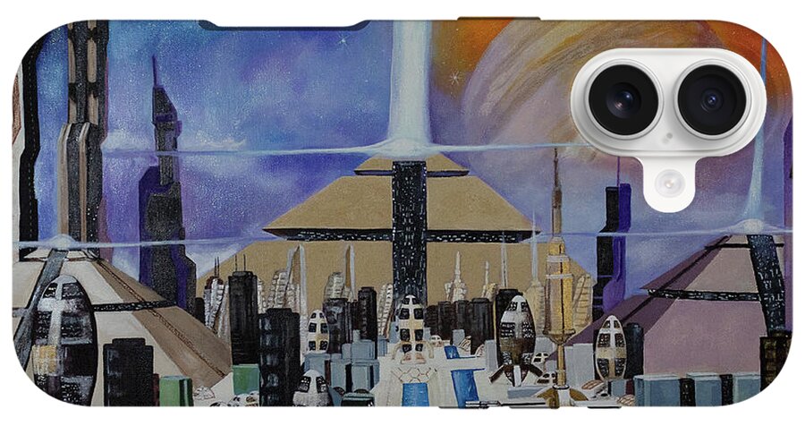 A Futuristic City - Phone Case