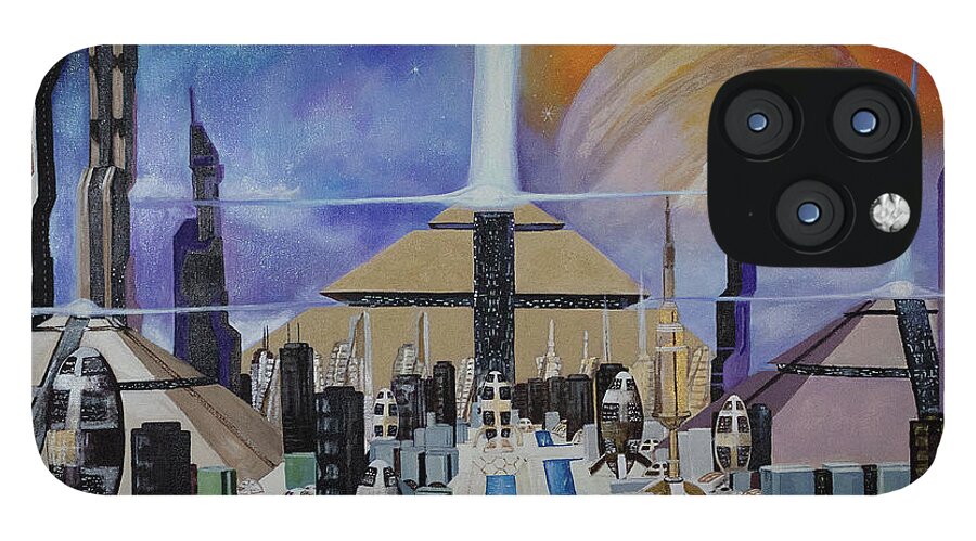 A Futuristic City - Phone Case