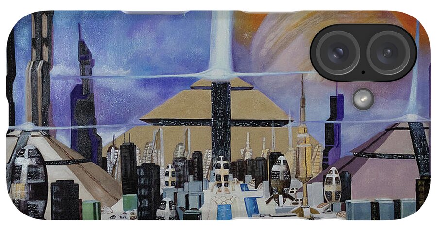 A Futuristic City - Phone Case