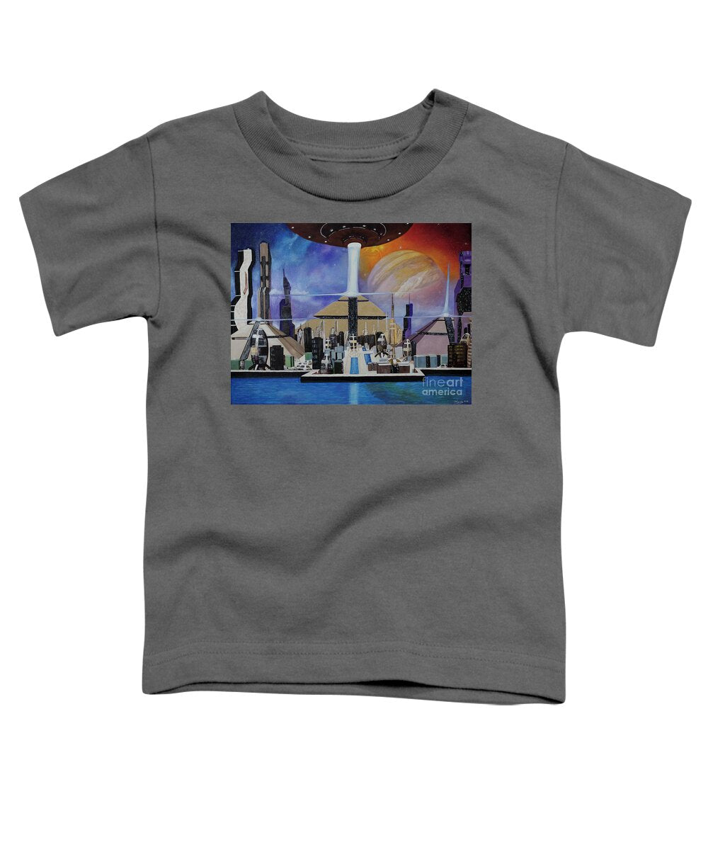 A Futuristic City - Toddler T-Shirt