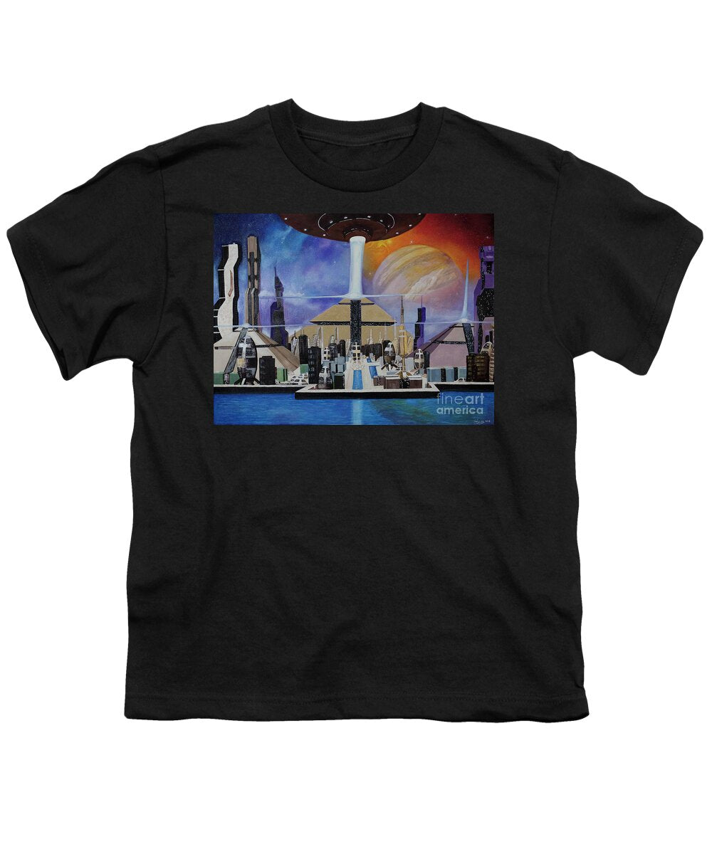 A Futuristic City - Youth T-Shirt