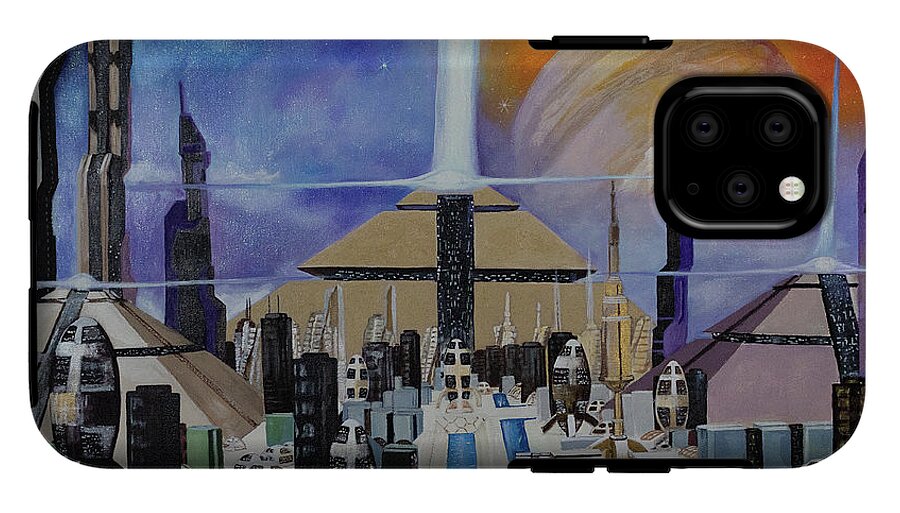 A Futuristic City - Phone Case