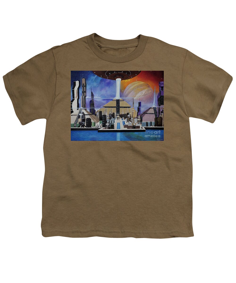 A Futuristic City - Youth T-Shirt