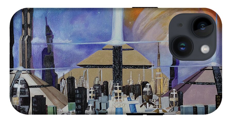 A Futuristic City - Phone Case
