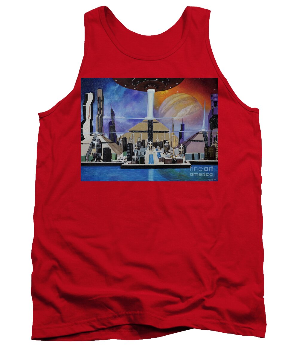 A Futuristic City - Tank Top