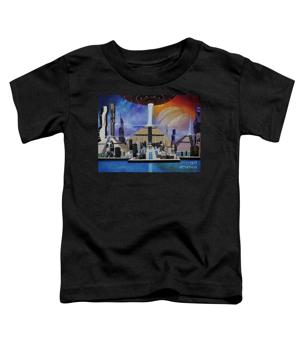 A Futuristic City - Toddler T-Shirt