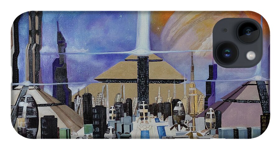 A Futuristic City - Phone Case