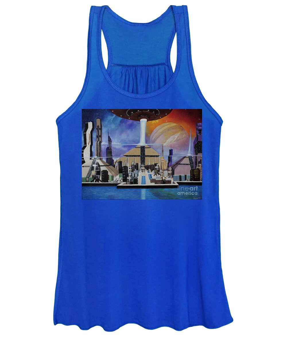 A Futuristic City - Women's Tank Top