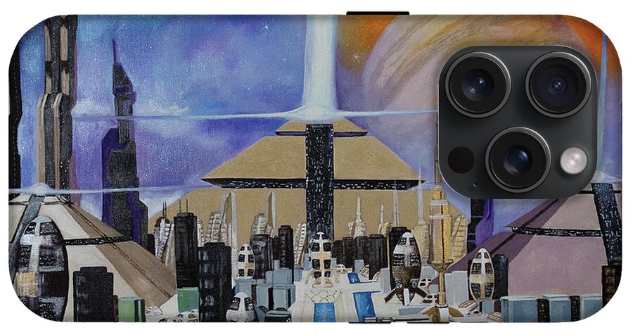 A Futuristic City - Phone Case