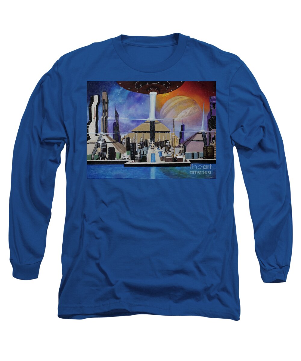 A Futuristic City - Long Sleeve T-Shirt