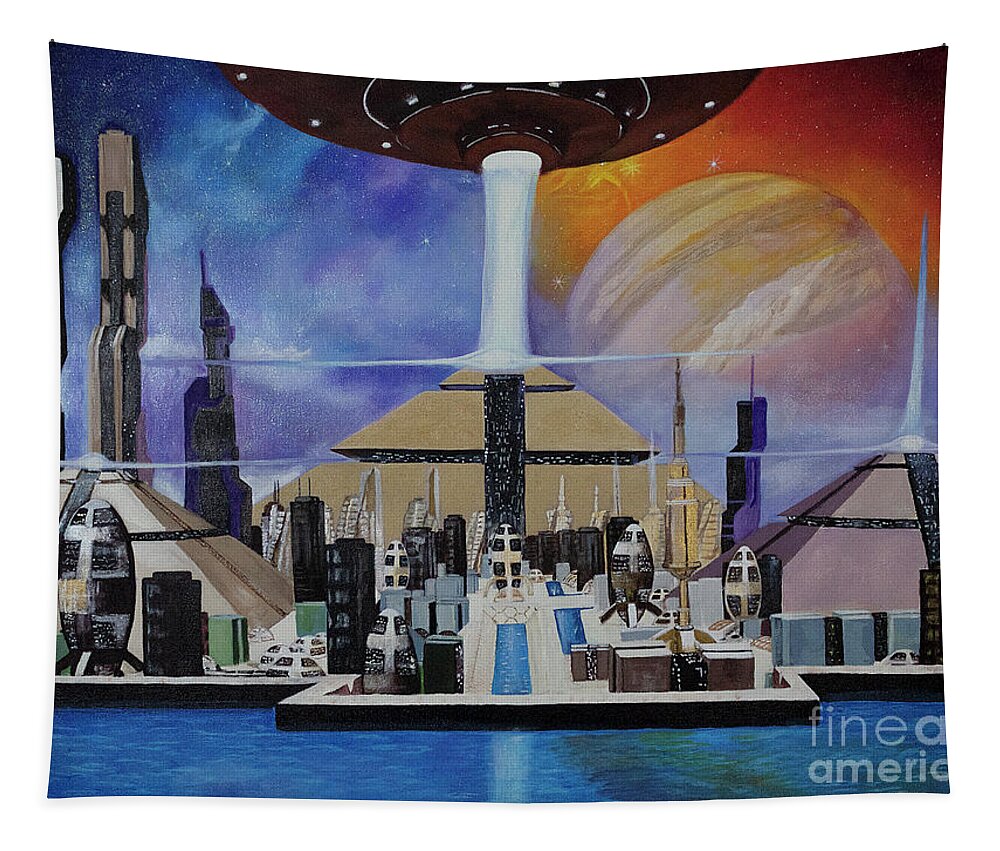 A Futuristic City - Tapestry