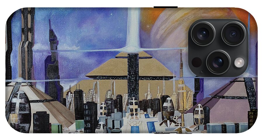 A Futuristic City - Phone Case