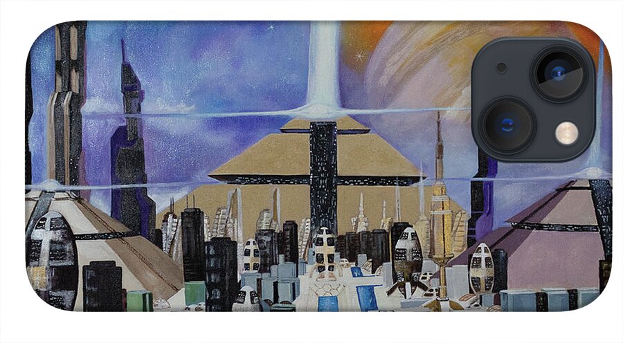 A Futuristic City - Phone Case